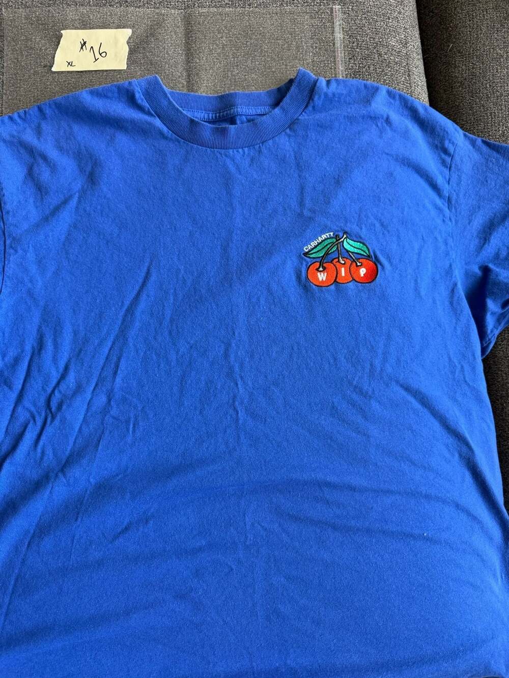 Carhartt WIP S/S Blush T-Shirt in Lazurite Blue